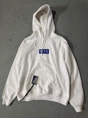 Kith Hebrew Script Logo Pullover Hoodie